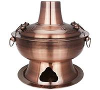 Zuppa di Cucina Cinese in Rame con Barca a Vapore Calda Vintage, per Un Regalo insolito, Vecchia Cottura Tradizionale Cottura Tradizionale