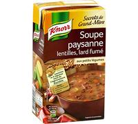 Knorr Zuppa Secrets de nonna Zuppa Lenticchie/pancetta affumicata con piccole verdure, 1 l