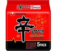 Zuppa di noodle coreana Nongshim Shin Ramyun - Set di 5 (5 x 120 g)