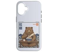 Zuppa di noodle giapponese Ukiyo-e Art Number One Ramen Bear Custodia per iPhone 16