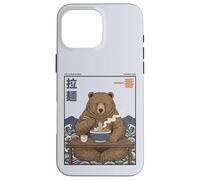 Zuppa di noodle giapponese Ukiyo-e Art Number One Ramen Bear Custodia per iPhone 16 Pro Max