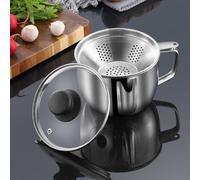 Zuppa di olio in acciaio inossidabile Separatore di grasso Filtro Pentola Sugo