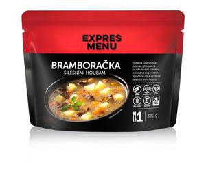 Zuppa Expres menu Zuppa di patate con funghi di bosco