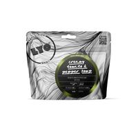 Zuppa vellutata di pomodori e peperoni con riso