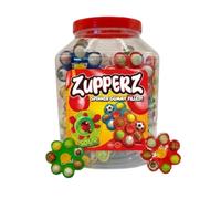 Zupperz Spinner Sour Gomme Ripiene con Aroma di Anguria e Mela Verde gr.14 x 50