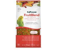 Zupreem Multifruits - Mangime per uccelli da compagnia, frutta e vitamine, mangime per uccelli, indicato per parrocchetti, parrocchetti australiani, piccoli pappagalli e altri piccoli uccelli, 1 kg