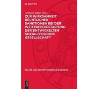 Zur Wirksamkeit Rechtlicher Sanktionen Bei Der Weiteren Gesta (Copertina rigida)