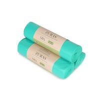 ZURAS Sacchetti rifiuti 120/140 L, 30 pezzi, biodegradabili | sacchetti per rifiuti, sacchetti compostabili, antistrappo, pattumiera cucina, sacchetti spazzatura biodegradabili cucina