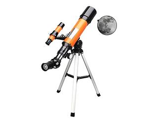 ZURBAQD Telescopi, Telescopio da Viaggio con cercatore, Telescopio astronomico con Apertura da 50 mm e Lunghezza Focale da 360 mm per Bambini Principianti Warm as Ever
