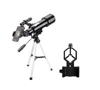 ZURBAQD Telescopio per Bambini Adulti Principianti 70mm Lente a Prisma Telescopio rifrattore astronomico Telescopio da 400mm per Astrono Warm as Ever