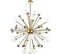 ZURDOX Palla Creativa Semplice Durante L'illuminazione,Luce A Sospensione,G4 personalità Moderna Dente di Leone Lampadario Personalizzato Illuminazione,Soggiorno Sala da Pranzo Guardaroba Negozio D