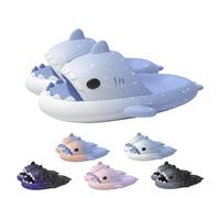 Zureto Ciabatte a forma di squalo con cielo stellato, unisex