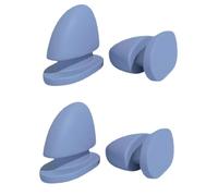 Zureto Confezione da 2 pinne a forma di squalo, blu, per adulti, da uomo, taglia 12,5, M, in PVC, da nuoto