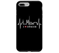 Zurigo Skyline Battito del Cuore La Svizzera Amo Zürich Custodia per iPhone 7 Plus/8 Plus