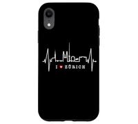 Zurigo Skyline Battito del Cuore La Svizzera Amo Zürich Custodia per iPhone XR