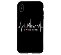 Zurigo Skyline Battito del Cuore La Svizzera Amo Zürich Custodia per iPhone XS Max