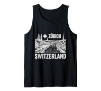 Zurigo Svizzera Svizzera Viaggio Souvenir Città Regalo Canotta