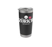 Zurigo Svizzera Viaggi Città Vibes Bicchiere termico in acciaio inox doppia parete