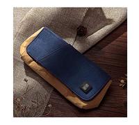 ZUROJ Borsa portapenne Borsa a matita, scatola di cancelleria stile letterario retrò, forniture for ufficio, sacchetto di cancelleria a celmshell multiuso-3 colori Astuccio per matite(B)