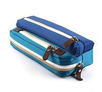 ZUROJ Borsa portapenne Matita, borsa for cancelleria for studenti, cerniera a tre strati di grande capacità for penne, matite, evidenziatori, penne in gel-4 colori Astuccio per matite(A)