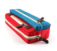 ZUROJ Borsa portapenne Matita, borsa for cancelleria for studenti, cerniera a tre strati di grande capacità for penne, matite, evidenziatori, penne in gel-4 colori Astuccio per matite(D)