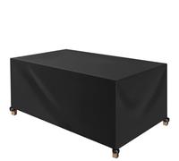 ZUROJ Copertura per Mobili da Giardino 210x80x80cm420D Oxford Copertura Tavolo Esterno, Copertura per Tavolo Giardino Anti-UV Antivento Antipolvere Protezione Tavoli e Sedie