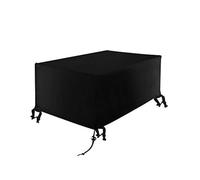 ZUROJ Copertura per Mobili da Giardino Impermeabile 230x130x110cm 420D Oxford Copertura Tavolo Esterno, Copertura per Tavolo Giardino Anti-UV Antipolvere Protezione Tavoli e Sedie, Copritavolo Rattan
