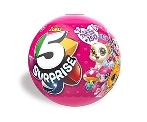 Zuru 5 Palline misteriose in Miniatura a Sorpresa (Ragazza)