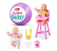 ZURU 5 Surprise My Mini Baby Series 2, Capsula misteriosa da collezione, bambino in miniatura realistico, playset e accessori (singola capsula) AVVERTENZA:①Questo prodotto deve essere utilizzato con l