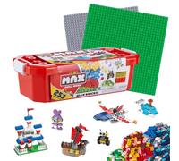 Zuru 83137 - Set di 253 Mattoni e 2 Piastre di Base, 25,4 x 25,4 cm