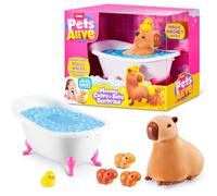ZURU Animali vivi, mamme e bambini sorprese, 1-mamma Capybara & Baby Surprise