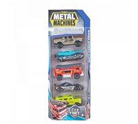 ZURU Confezione da 5 v Veicoli City Force Metal Machine