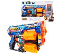 Zuru Freccette X-shot Skins Dread Sonic Bulk + 12