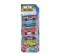 METAL MACHINES Zuru City Force - Set di 5 auto e a partire da 3 anni