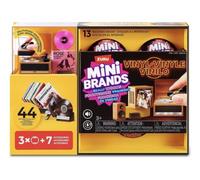 ZURU Mini Brands Really Works - Set da gioco in vinile, include giradischi ricaricabile e 3 capsule misteriose, 13 mini dischi reali inclusi, confezione regalo gigante deluxe