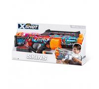ZURU X-Shot Skins Last Stand Graffiti pistola a dardi in schiuma (16 dardi)