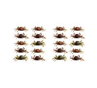 ZUSNEEWIN 20PZ Esche per Granchi Artificiali Simulazione 3D Esche per Granchi con Ganci Affilati Pesca nel Mare Trappole per Esche per Granchi Accessori per la Pesca