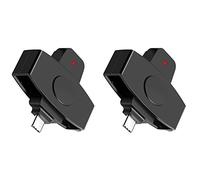 ZUSNEEWIN 2X CSCR3 Smart CAC Card Reader Type-C Dichiarazione Fiscale Bancaria SIM Card/IC Card ID Card Reader