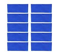 ZUUOZBYY 10 pz Riflettente Cerchione Della Banda Della Decalcomania Adesivo Impermeabile Decalcomanie Notte Riflettente di Sicurezza Decorazione Rim Adesivi (Blu)