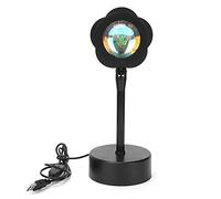 ZUUOZBYY Lampada proiezione al tramonto Rotazione di 180 gradi Cavo USB Luce d'atmosfera a LED per la fotografia di decorazioni per la camera (Sole)