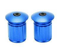 ZUUOZBYY Una Coppia di Spine per Barra di Espansione in Lega di Alluminio per Bicicletta Mountain Bike Bici Pieghevole per Bici da Strada Spina per Barra di Espansione (Blu)