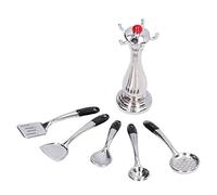 ZUUOZBYY Utensili da Cucina per Casa delle Bambole Fai da Te in Miniatura Casa delle Bambole in Miniatura Cucchiaio Lungo Colino Pala Spatola per la Camera della Casa delle Bambole