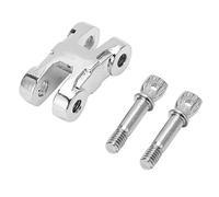 ZUUOZBYY Winch Rock Tow Hooks Metal Front and Rear Bumper Trailer Winch Shackles Accessory for RC Car (Argento)