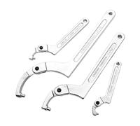ZUVNIK 1pc Chiave for contatore'acqua regolabile a gancio a C Mezza Rimuovere la copertura 32mm 75mm(165mm-Round)