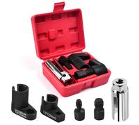 Zuxbolf Chiavi per Sonde Lambda 1/2" e 3/8",Bussola Chiavi per Smontaggio Sonda Lambda,Strumento di Smontaggio Sonda Sensore di Ossigeno