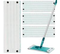 Zuxbolf rivestimento in microfibra per mocio, copertura sostitutiva compatibile con Leifheit Combi/Clean Twist M Micro Duo, accessorio di ricambio per tutti i pavimenti, rimozione rapida delle macchie