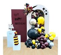 zuxinor Palloncini per Feste di Compleanno di Harry - 166 Palloncini Rotondi di Gomma, 40 Punti di Colla e 1 Cinta - Decorazioni per Feste di Compleanno per Ragazzi Fan di Harry Potter