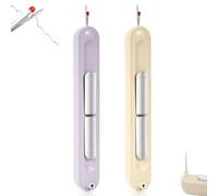 ZUYIST 2 pezzi per infila-ago, tagliasuture, 2 in 1, strumento multifunzione per cucito a mano, punto croce, fai da te