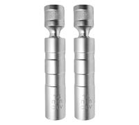 Zuzer 2 Pezzi Chiave Candela 14mm 16mm,Chiave per Candele Auto,Universale Magnetico Flessibile Chiave a Bussola,Chiave per Candele per Riparazione Dell'auto