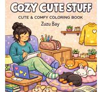 Zuzu Bay: Bold and Easy Cute Stuff Coloring Book: Fun and Simple Kawaii Coloring Pages with Everyday Cute Objects for Kids
